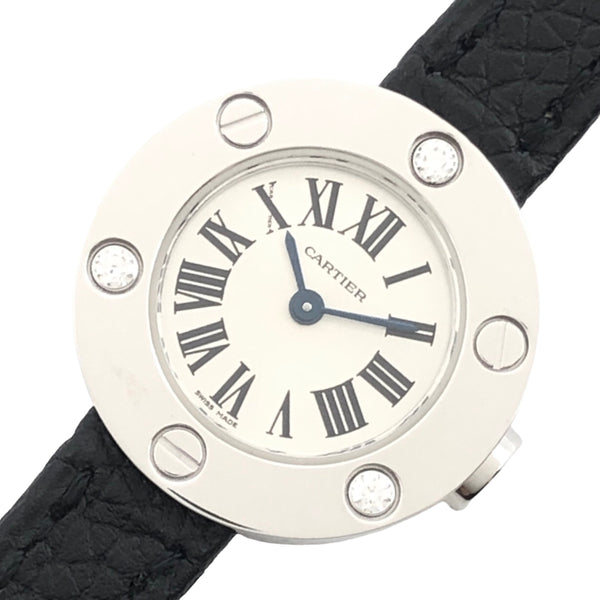 カルティエ Cartier ラブウォッチ 3Pダイヤ WE800131 シルバー K18WG レディース 腕時計 | 中古ブランドリユースショップ  OKURA(おお蔵)
