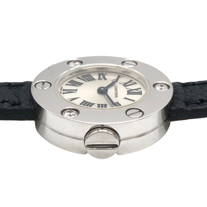 カルティエ Cartier ラブウォッチ 3Pダイヤ WE800131 シルバー K18WG レディース 腕時計 | 中古ブランドリユースショップ  OKURA(おお蔵)