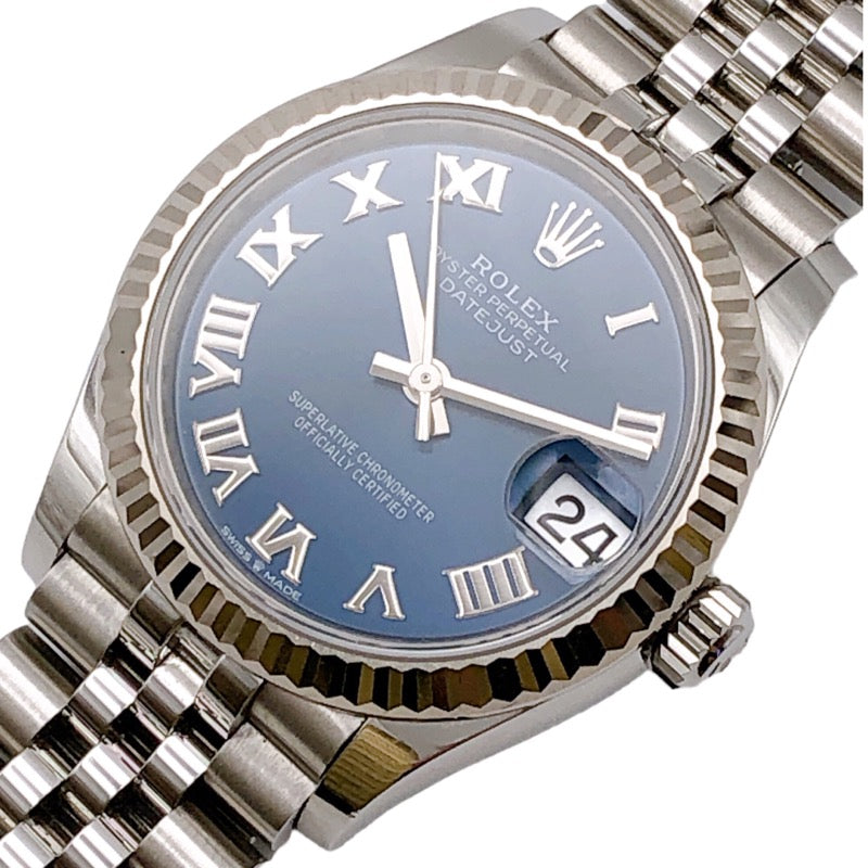 ロレックス ROLEX デイトジャスト31 278274 K18ホワイトゴールド K18WG/SS レディース 腕時計