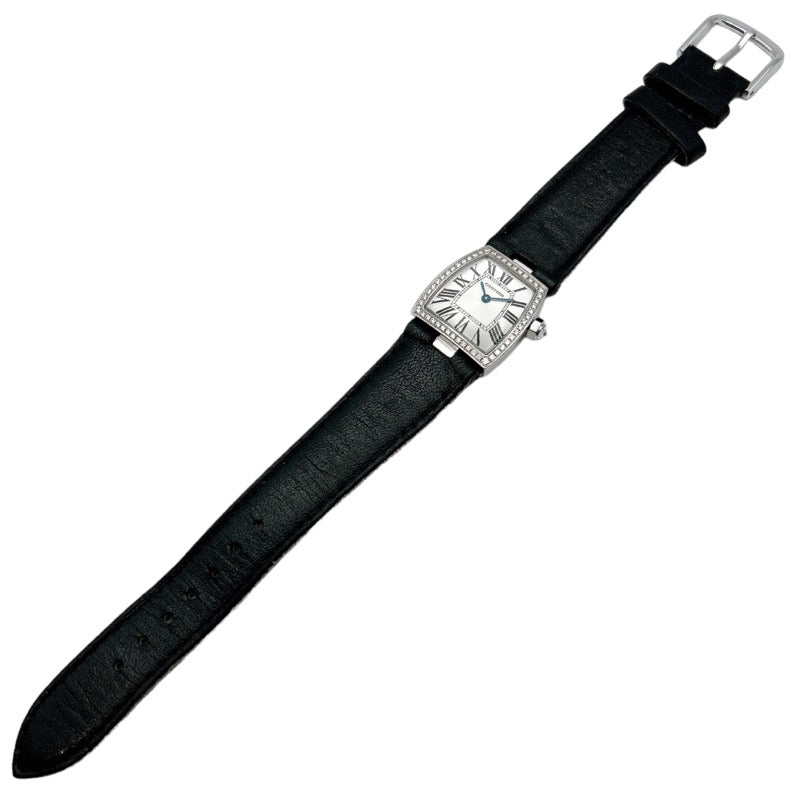 カルティエ Cartier ラドーニャSM WE600351 K18ホワイトゴールド クオーツ レディース 腕時計