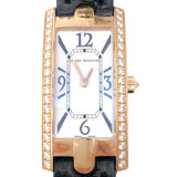 ハリーウィンストン HARRY WINSTON アヴェニューC ミニ ホワイトシェル 332LQR K18PG レディース 腕時計