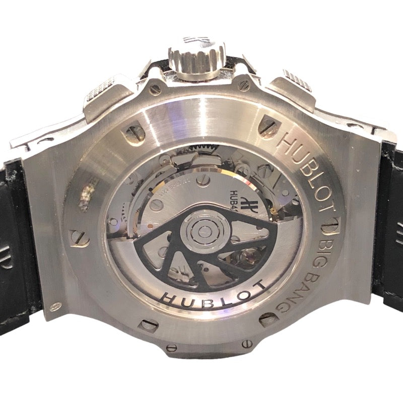 ウブロ HUBLOT ビッグバン　アエロバン　スチール　ダイヤモンド 311.SX.1170.GR.1104 ブラック ステンレススチール 自動巻き メンズ 腕時計