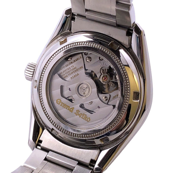 セイコー SEIKO ヘリテージコレクション メカニカル ハイビート 36000 SBGH005 ブラック SS メンズ 腕時計