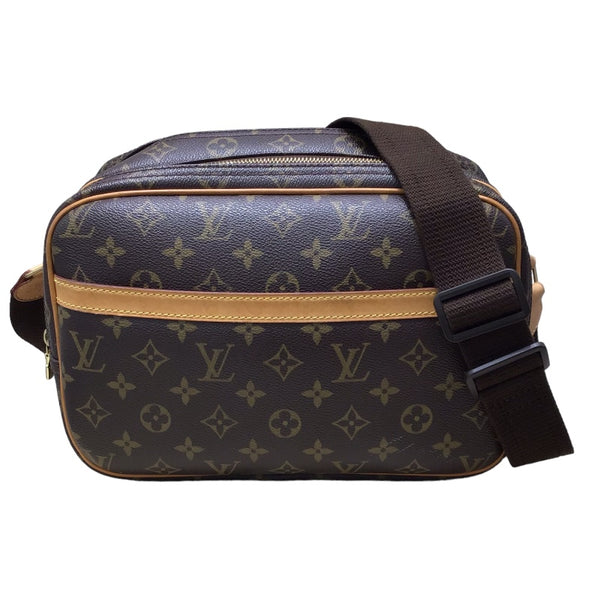 ルイ・ヴィトン LOUIS VUITTON リポーターPM M45254 ブラウン モノグラムキャンバス モノグラム ユニセックス ショルダーバッグ