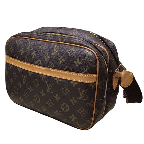 ルイ・ヴィトン LOUIS VUITTON リポーターPM M45254 ブラウン モノグラムキャンバス モノグラム ユニセックス ショルダーバッグ