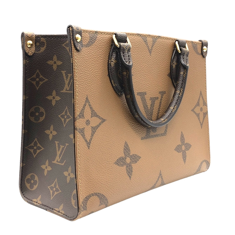 ルイ・ヴィトン LOUIS VUITTON オンザゴーPM M46373 モノグラム・ジャイアント キャンバス レディース ハンドバッグ |  中古ブランドリユースショップ OKURA(おお蔵)