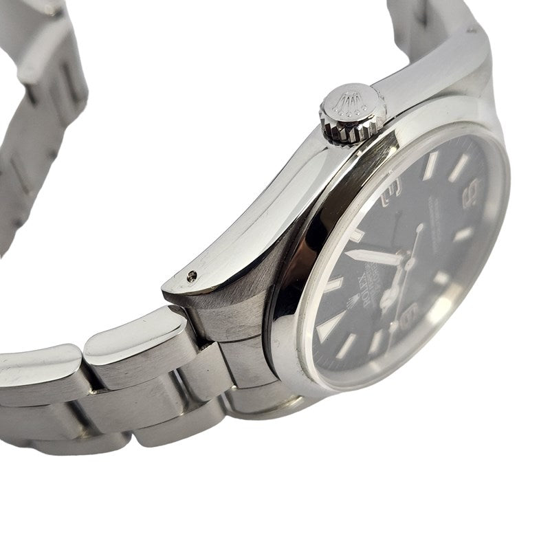 ロレックス ROLEX エクスプローラー1 ブラックアウト E番 14270 SS 自動巻き メンズ 腕時計