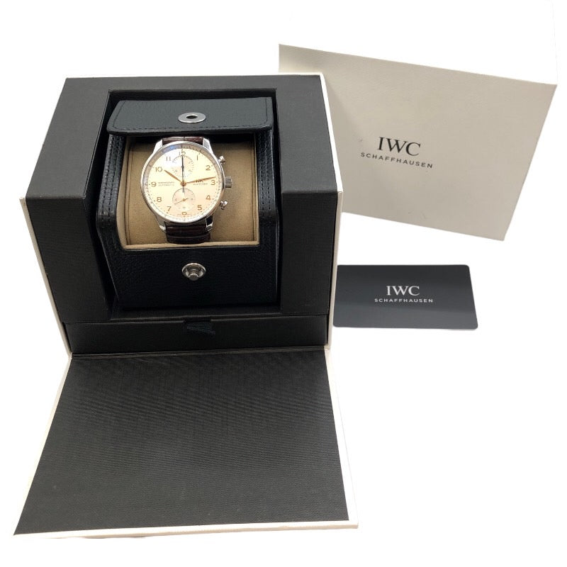 インターナショナルウォッチカンパニー IWC ポルトキーゼ・クロノグラフ IW371604 ステンレススチール メンズ 腕時計