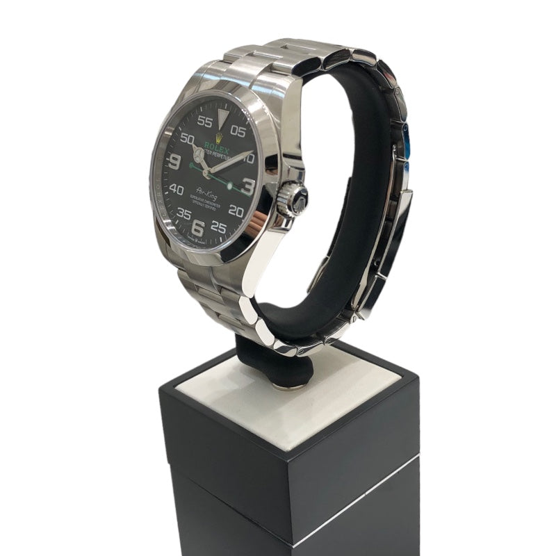 ロレックス ROLEX エアキング 126900 ブラック ステンレススチール SS メンズ 腕時計