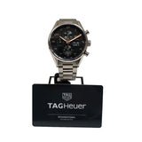 タグ・ホイヤー TAG HEUER カレラ キャリバー16 クロノグラフ CV2A1AB.BA0738 黒文字盤 ステンレススチール ステンレス メンズ 腕時計