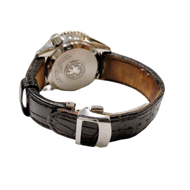セイコー SEIKO グランドセイコー　スポーツコレクション　スプリングドライブGMT SBGE215 ブラック SS 他 メンズ 腕時計