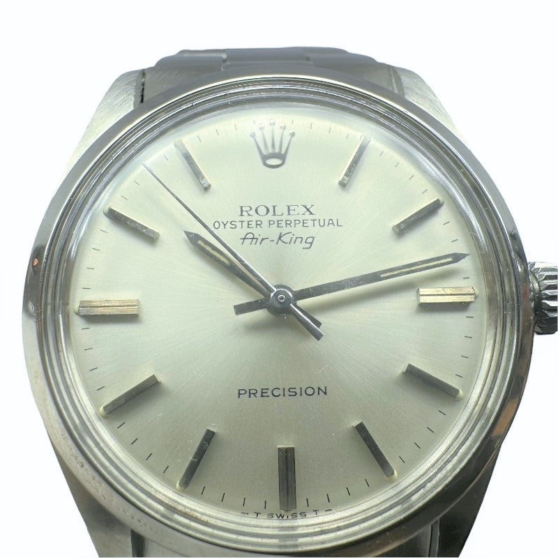 ロレックス ROLEX エアキング シルバー文字盤 アンティーク 32*****(1970年頃製造) 5500 ステンレススチール 自動巻き |  中古ブランドリユースショップ OKURA(おお蔵)