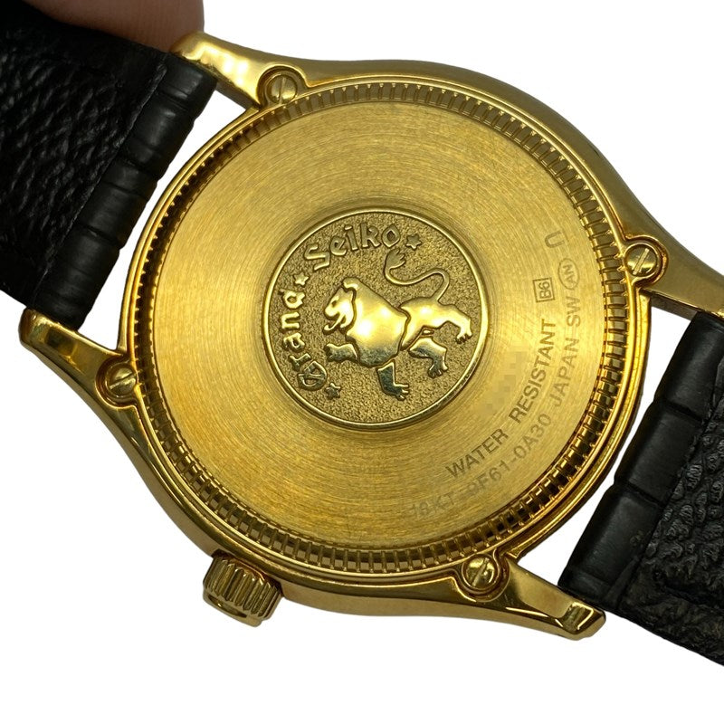 セイコー SEIKO Grand Seiko エレガンスコレクション SBGX038 シルバー  K18YG クオーツ メンズ 腕時計