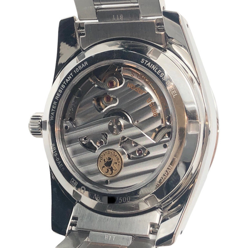 セイコー SEIKO Grand Seiko（グランド セイコー） ヒストリカルコレクション GSセルフデーター SBGA105 ブルー  ステンレススチール 自動巻き メンズ 腕時計