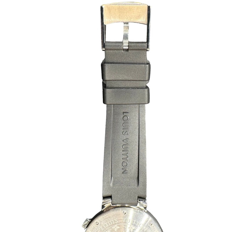 ルイ・ヴィトン LOUIS VUITTON タンブール クロノグラフ Q1121 ステンレススチール メンズ 腕時計 | 中古ブランドリユースショップ  OKURA(おお蔵)