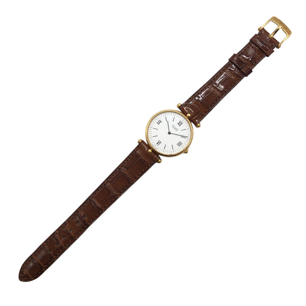 ヴァンクリーフ＆アーペル Van Cleef & Arpels クラシック 12101 イエローゴールド K18YG/クロコダイルレザー レディース 腕時計