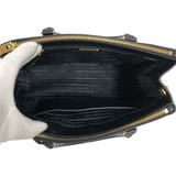 プラダ PRADA ガレリア ミディアムハンドバッグ 1BA863 ブラック レザー レディース ハンドバッグ