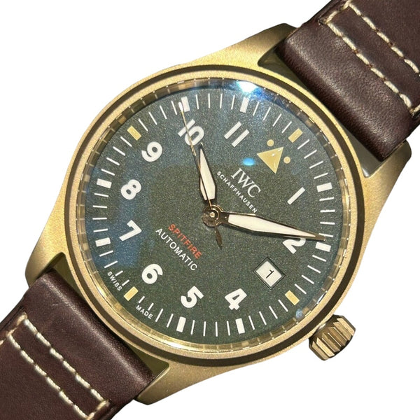インターナショナルウォッチカンパニー IWC パイロットウォッチ オートマティック スピットファイア IW326806 カーキ ブロンズ メンズ 腕時計