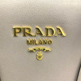 プラダ PRADA 2WAYトートバッグ 1BG369 グレー レザー レディース ハンドバッグ