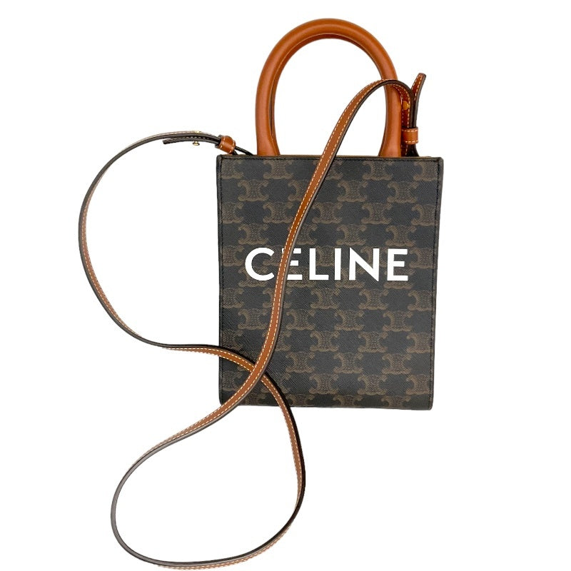 セリーヌ CELINE ミニバーティカルカバ トリオンPVC レディース ...