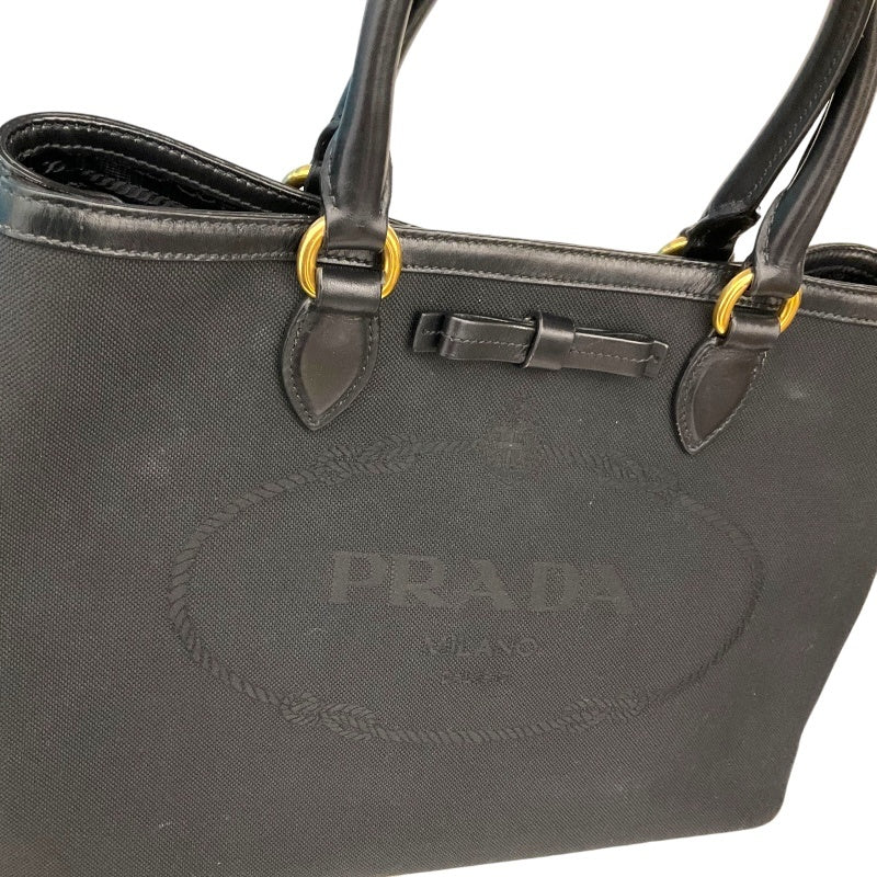 プラダ PRADA 2WAYハンドバッグ 1BA172 ブラック ゴールド金具