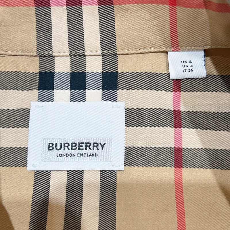 バーバリー BURBERRY LOVEペイントチェックシャツ 21SS 8038128