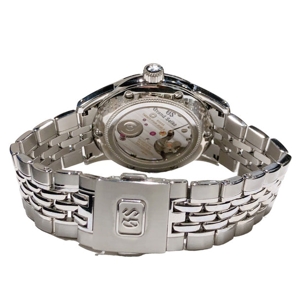 セイコー SEIKO GrandSeikoメンズウォッチ SBGW035 アイボリー ステンレススチール メンズ 腕時計
