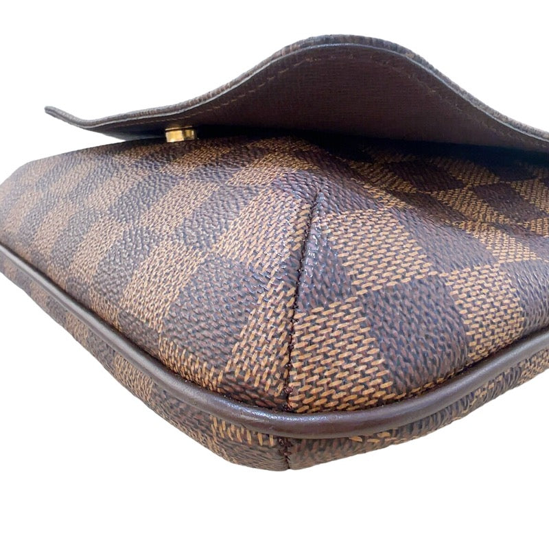 ルイ・ヴィトン LOUIS VUITTON ミュゼット・サルサ ショート Ｎ51260 ブラウン/ゴールド金具 ダミエ レディース ショルダーバッグ