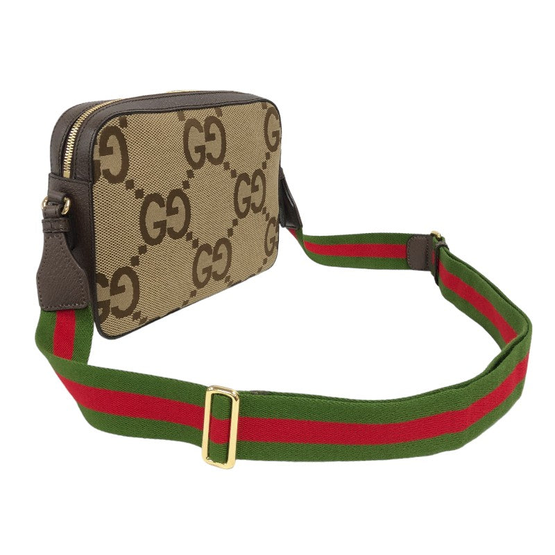 グッチ GUCCI ジャンボGG メッセンジャーバッグ 675891 ブラウン GGキャンバス レディース ショルダーバッグ