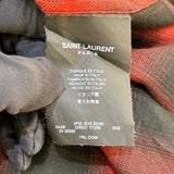 サンローラン SAINT LAURENT オンブレチェックフランネルシャツ 13AW　サイズ37 326627 レッド×ブラック コットン メンズ 長袖シャツ