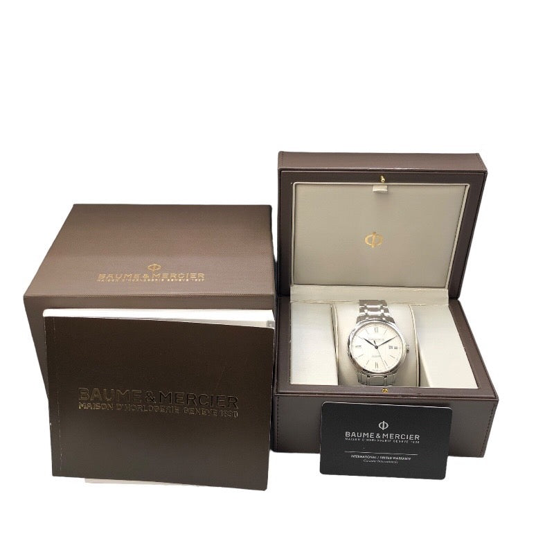 ボーム＆メルシェ BAUME & MERCIER クラシマ M0A10334 ホワイト SS メンズ 腕時計