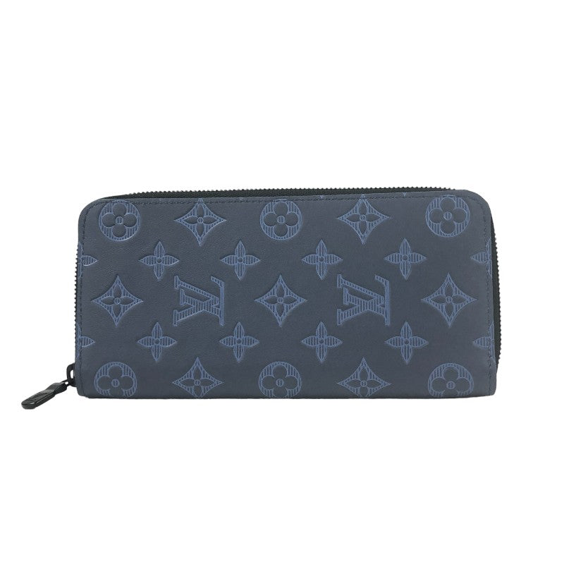 ルイ・ヴィトン LOUIS VUITTON ジッピー・ウォレットヴェルティカル M80423 モノグラム・シャドウ メンズ 長財布