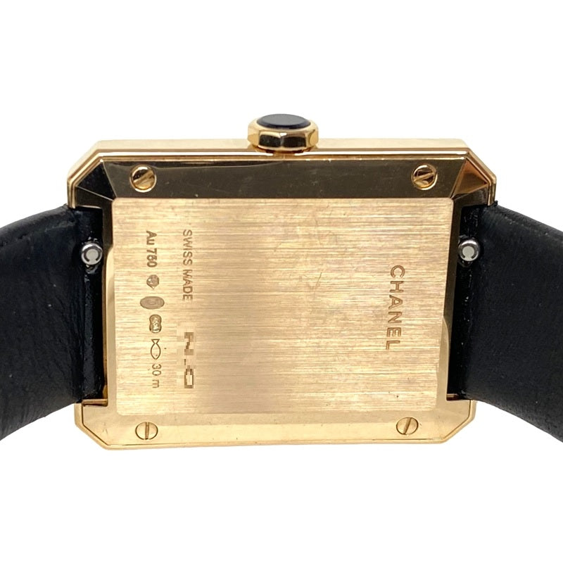 シャネル CHANEL ボーイフレンド H6588 シルバー K18PG/純正革ベルト/純正尾錠 クオーツ レディース 腕時計