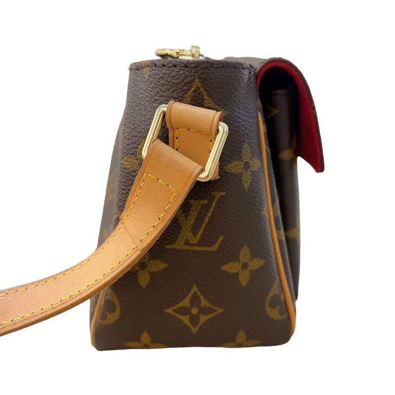 ルイ・ヴィトン LOUIS VUITTON ヴィバシテPM M51165 ブラウン　ゴールド金具 モノグラム レディース ショルダーバッグ