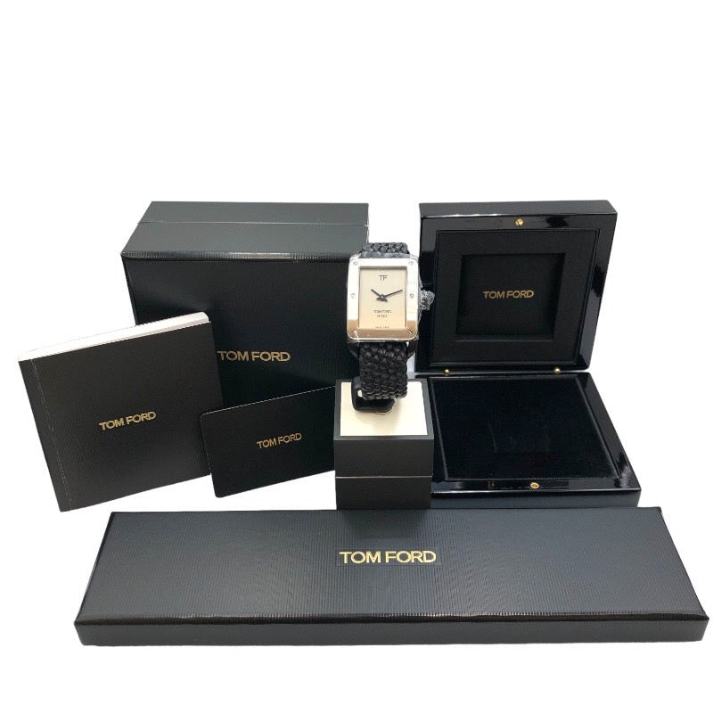 トムフォード TOM FORD N.003 TF0120256685 グレー ステンレススチール SS メンズ 腕時計