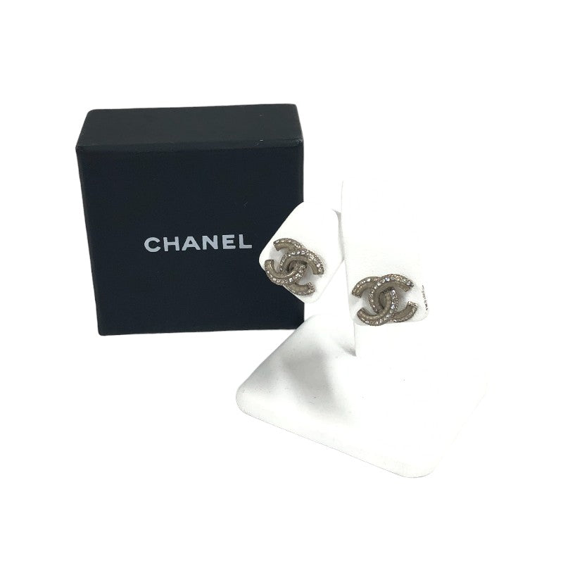 シャネル CHANEL ココマーク ピアス シルバー メタル/ストラス アクセサリー