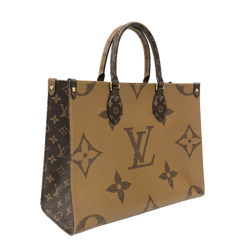 ルイ・ヴィトン LOUIS VUITTON オンザゴーMM M45321 モノグラム リバース ジャイアント モノグラム リバース レディース トートバッグ