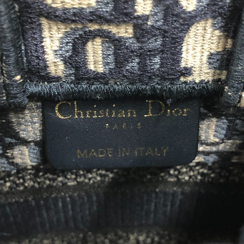クリスチャン・ディオール Christian Dior ブックトート ミニフォンバッグ S5555CRIW ネイビー オブリークエンブロイダリー レディース ショルダーバッグ