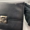 サルヴァトーレ・フェラガモ Salvatore Ferragamo セカンドバッグ 249502 ブラック×SV金具 レザー メンズ