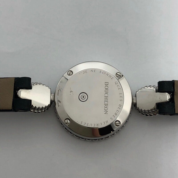 ブシュロン BOUCHERON セルパンポエムウォッチ　ホワイトシェル WA015701 SS クオーツ レディース 腕時計
