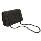 シャネル CHANEL 2.55ラージフラップバック A37586 グレー キャビアスキン レディース ショルダーバッグ