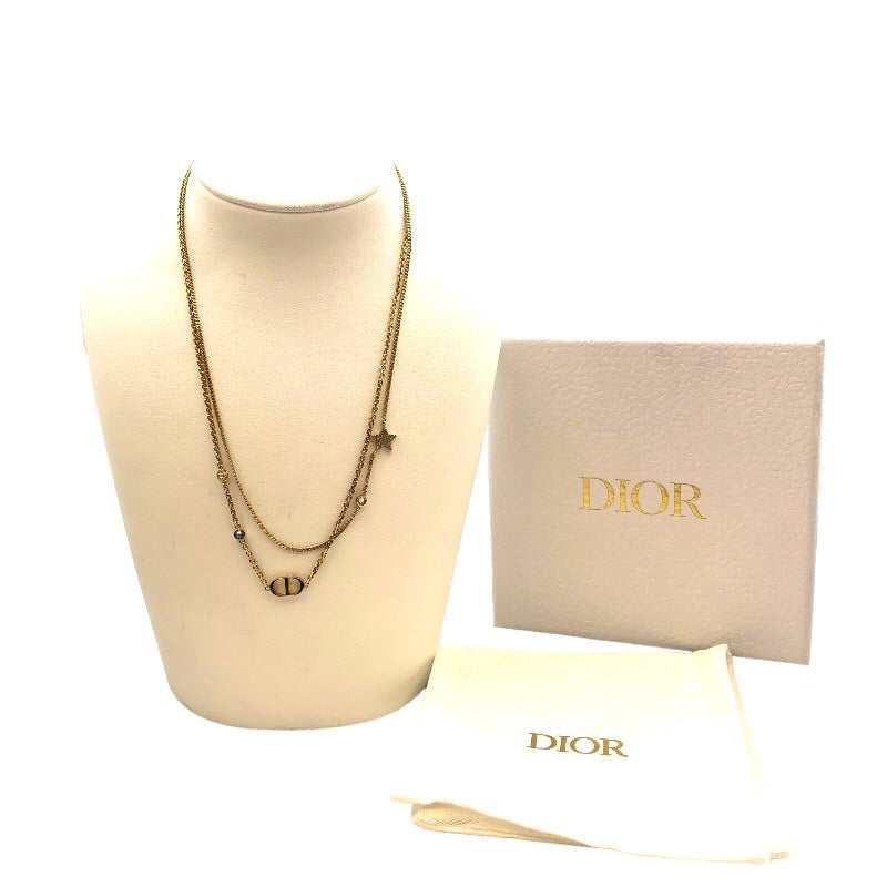 クリスチャン・ディオール Christian Dior PETITCD ダブルネックレス 