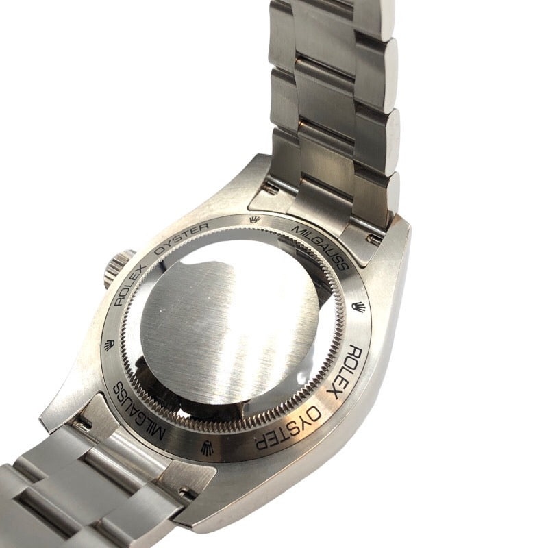 ロレックス ROLEX ミルガウス 116400 ホワイト ステンレススチール SS 自動巻き メンズ 腕時計