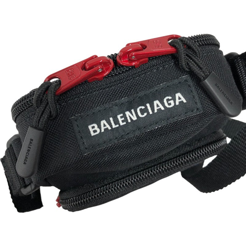 バレンシアガ BALENCIAGA ナイロンショルダーバッグ NASA コラボ 659143 ブラック ナイロン メンズ ショルダーバッグ