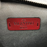 ヴァレンティノ VALENTINO VLTNロゴ ウエストバッグ シルバー　ヴィンテージシルバー金具 レザー ユニセックス ウエストバッグ