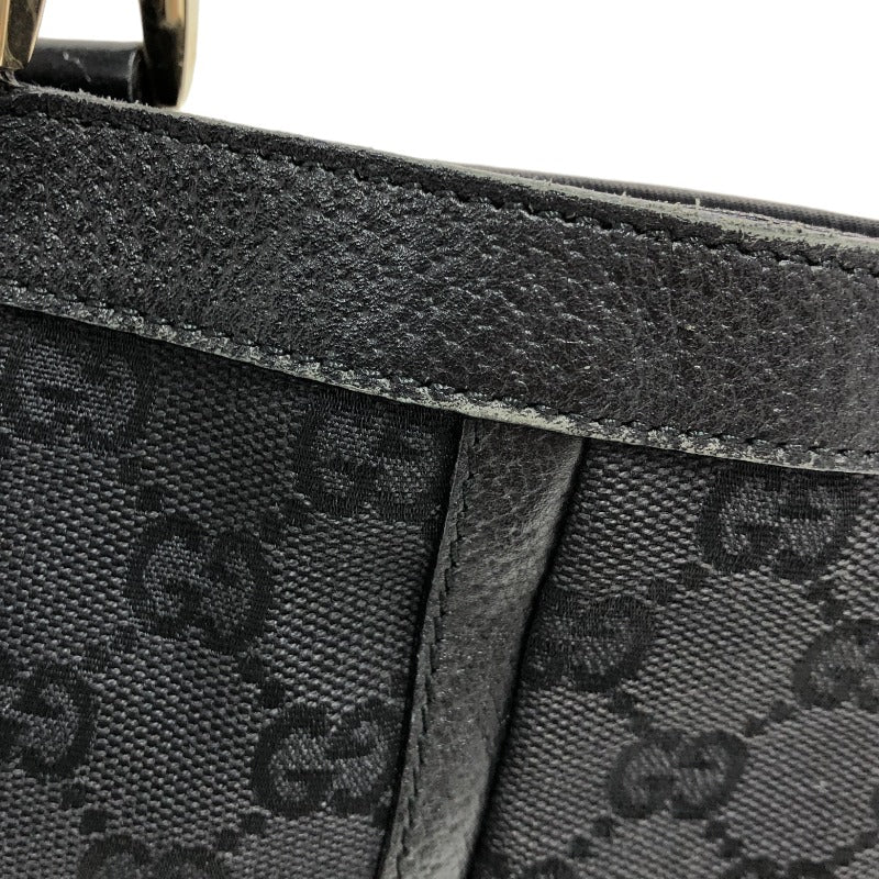 グッチ GUCCI アビー ハンドバッグ ブラック GGキャンバス