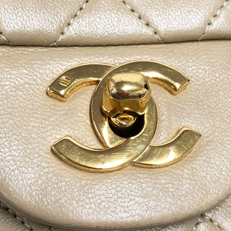 シャネル CHANEL マトラッセ23 A01113 1番台 ベージュ ゴールド