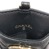 シャネル CHANEL マトラッセ チェーンカードケース A01745 30番台 ブラック ゴールド金具 ラムスキン レディース カードケース