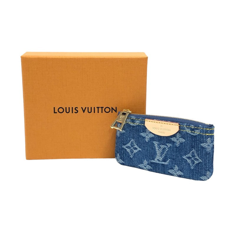 ルイ・ヴィトン LOUIS VUITTON ポシェット クレ M82961 モノグラム デニム モノグラム デニム レディース キーケース