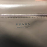 プラダ PRADA ダイアグラムチェーンショルダー 1BD135 グレー ソフトカーフ レディース ショルダーバッグ